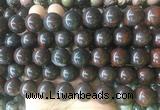 LSBS208 15 inches 16mm round brecciated jasper gemstone beads wholesale