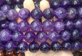 LSBS224 15 inches 18mm round Amethyst gemstone beads wholesale