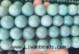 LSBS228 15 inches 20mm round amazonite gemstone beads wholesale
