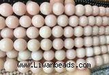 LSBS230 15 inches 14mm round pink opal gemstone beads wholesale