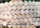 LSBS238 15 inches 14mm round rose quartz gemstone beads wholesale