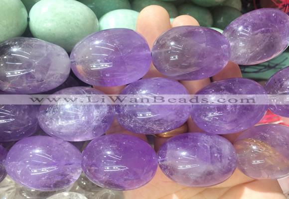 LSBS252 7.5 inches 22*30mm - 25*35mm nuggets amethyst gemstone beads wholesale