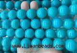 LSBS268 15 inches 18mm round blue howlite turquoise gemstone beads wholesale