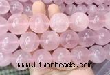 LSBS29 15 inches 20mm round rose quartz gemstone beads wholesale