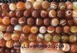 LSBS300 15 inches 14mm round banded agate gemstone beads wholesale