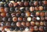 LSBS301 15 inches 14mm round banded agate gemstone beads wholesale