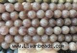 LSBS310 15 inches 16mm round strawberry quartz gemstone beads wholesale
