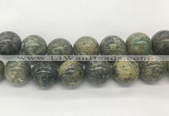 LSBS332 15 inches 25mm round Africa stone gemstone beads wholesale