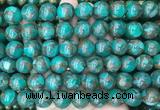 LSBS350 15 inches 14mm round gold color stone beads wholesale