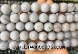 LSBS358 15 inches 16mm round blue angel skin gemstone beads wholesale