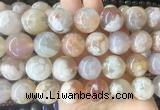 LSBS37 15 inches 17mm - 18mm round sakura agate gemstone beads wholesale