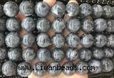 LSBS409 15 inches 18mm round black labradorite gemstone beads wholesale