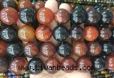 LSBS424 15 inches 20mm round agate gemstone beads wholesale