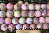 LSBS426 15 inches 20mm round agate gemstone beads wholesale