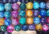 LSBS439 15 inches 20mm round agate gemstone beads wholesale