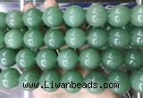 LSBS450 15 inches 20mm round green aventurine gemstone beads wholesale