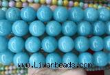 LSBS455 15 inches 20mm round candy jade gemstone beads wholesale