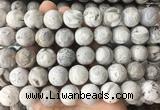 LSBS468 15 inches 16mm round agate gemstone beads wholesale