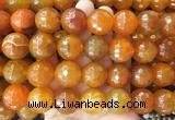 LSBS472 15 inches 20mm faceted round agate gemstone beads wholesale