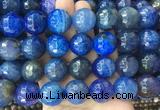 LSBS473 15 inches 20mm faceted round agate gemstone beads wholesale