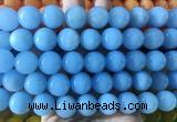 LSBS480 15 inches 16mm round candy jade gemstone beads wholesale