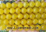 LSBS494 15 inches 16mm round candy jade gemstone beads wholesale