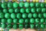 LSBS497 15 inches 16mm round candy jade gemstone beads wholesale