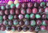 LSBS502 15 inches 16mm round candy jade gemstone beads wholesale