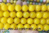 LSBS505 15 inches 18mm round candy jade gemstone beads wholesale