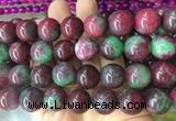LSBS511 15 inches 18mm round candy jade gemstone beads wholesale