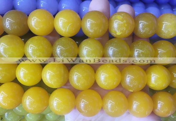 LSBS517 15 inches 20mm round malaysian jade gemstone beads wholesale