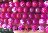 LSBS547 15 inches 16mm faceted round agate gemstone beads wholesale