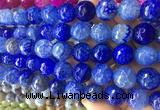 LSBS549 15 inches 16mm faceted round agate gemstone beads wholesale