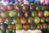 LSBS559 15 inches 18mm round agate gemstone beads wholesale