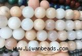 LSBS56 15 inches 16mm round pink aventurine gemstone beads wholesale