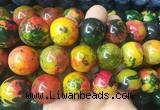 LSBS565 15 inches 20mm round agate gemstone beads wholesale