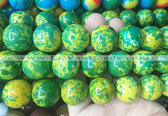 LSBS567 15 inches 20mm round agate gemstone beads wholesale