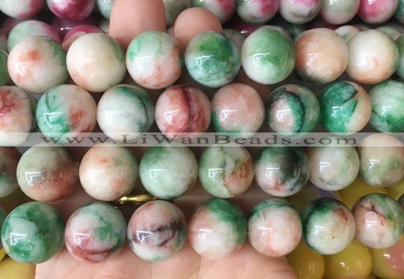 LSBS622 15 inches 16mm round malaysian jade gemstone beads wholesale