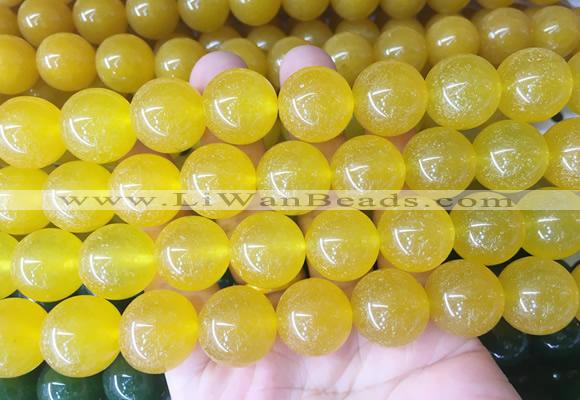 LSBS628 15 inches 18mm round malaysian jade gemstone beads wholesale