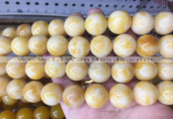 LSBS631 15 inches 18mm round malaysian jade gemstone beads wholesale