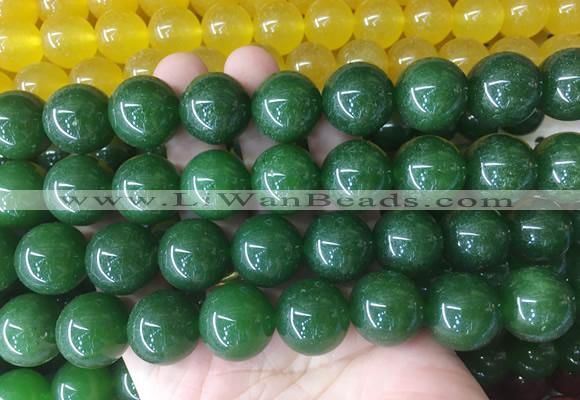 LSBS633 15 inches 18mm round malaysian jade gemstone beads wholesale