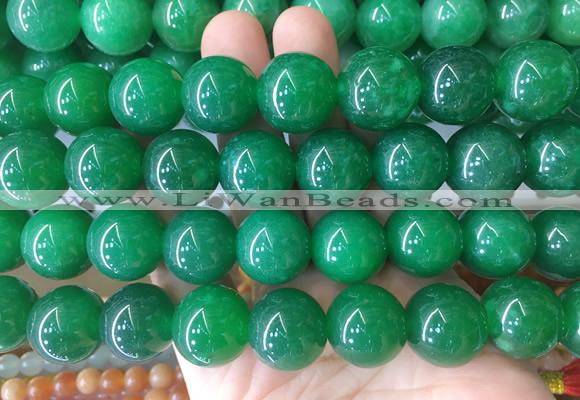 LSBS634 15 inches 18mm round malaysian jade gemstone beads wholesale