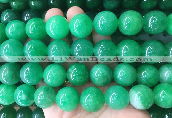 LSBS637 15 inches 18mm round malaysian jade gemstone beads wholesale
