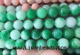 LSBS639 15 inches 18mm round malaysian jade gemstone beads wholesale
