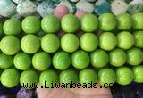 LSBS650 15 inches 18mm round howlite turquoise gemstone beads wholesale