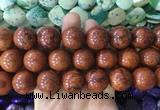 LSBS660 15 inches 20mm round howlite turquoise gemstone beads wholesale