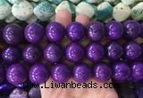 LSBS666 15 inches 20mm round howlite turquoise gemstone beads wholesale