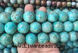 LSBS668 15 inches 20mm round sea sediment jasper gemstone beads wholesale