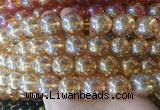 LSBS677 15 inches 18mm round synthetic crystal gemstone beads wholesale