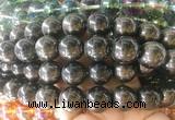 LSBS684 15 inches 18mm round synthetic crystal gemstone beads wholesale